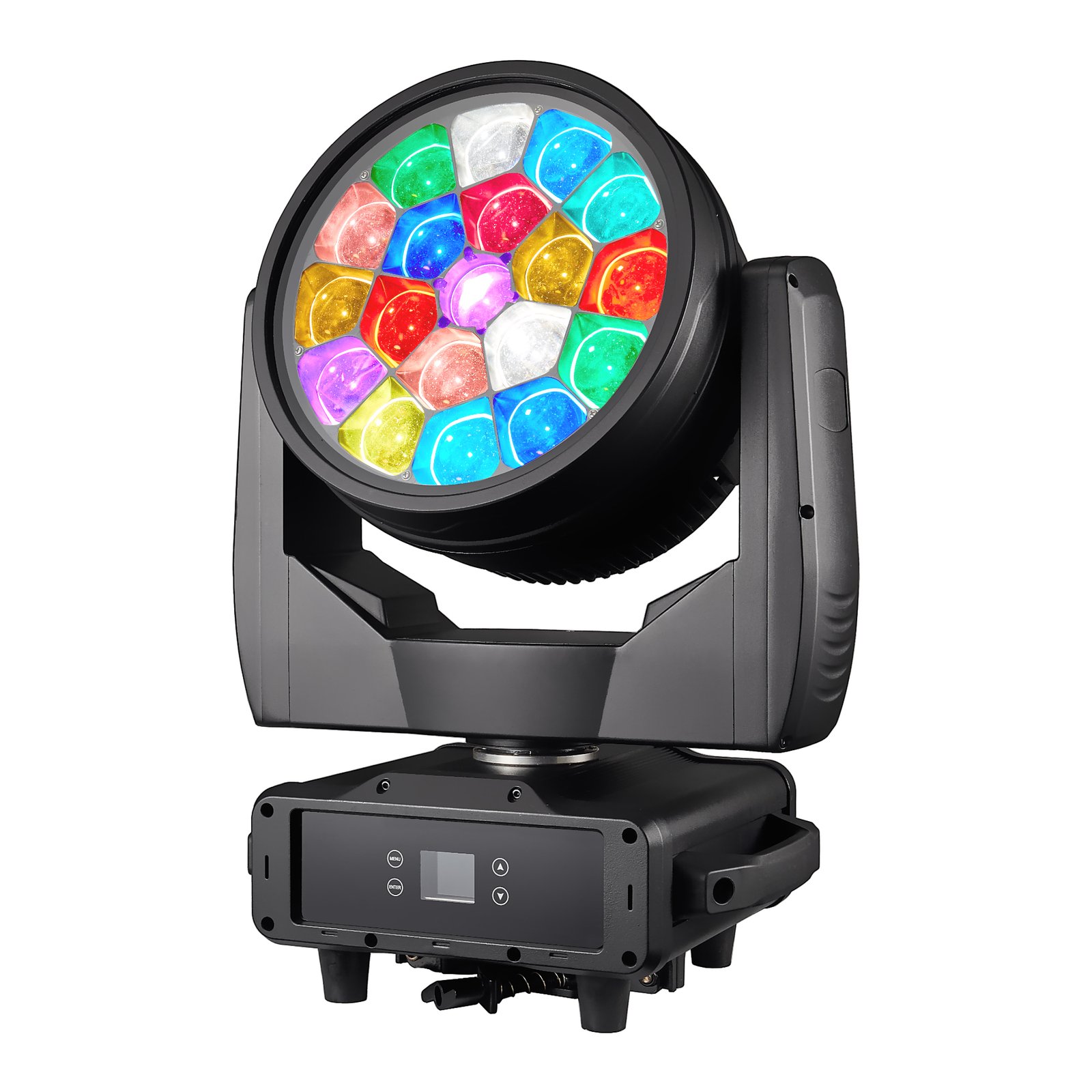 1940 Bee Eye Wash Moving Head LED moving head wash light, vibrant multicolor stage lighting fixture