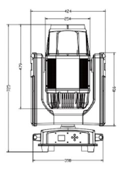 SKY BEAM 400 IP drawing