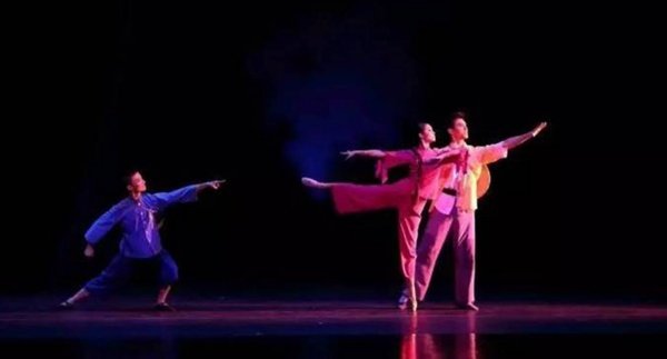 Stage Side Lighting Stage side lighting setup, enhancing depth and highlighting performers during a theatrical dance