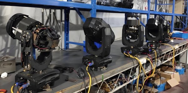 Thermal imaging of moving head